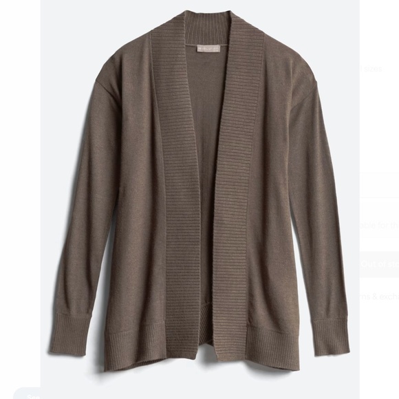 Evolution by Cyrus Tulip Back Cardigan - Olive, XL - Picture 1 of 11